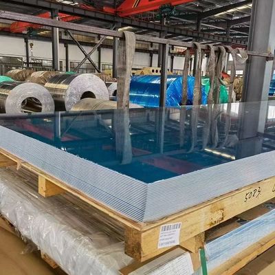 5052 ورق آلومینیوم درجه دریایی 2.0 میلی متر آلیاژ منیزیم با مقاومت خستگی بالا برای بدنه قایق و کشتی سازی
